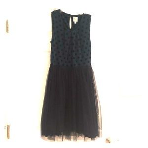 Anthropologie dress with tulle skirt - size S